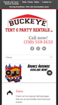 Mobile Screenshot of buckeyetentandpartyrentals.com